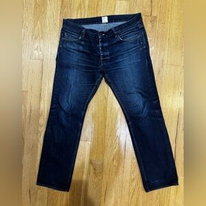 Jean.Machine Japanese denim Men’s Straight Jeans 36 waist x 32 length